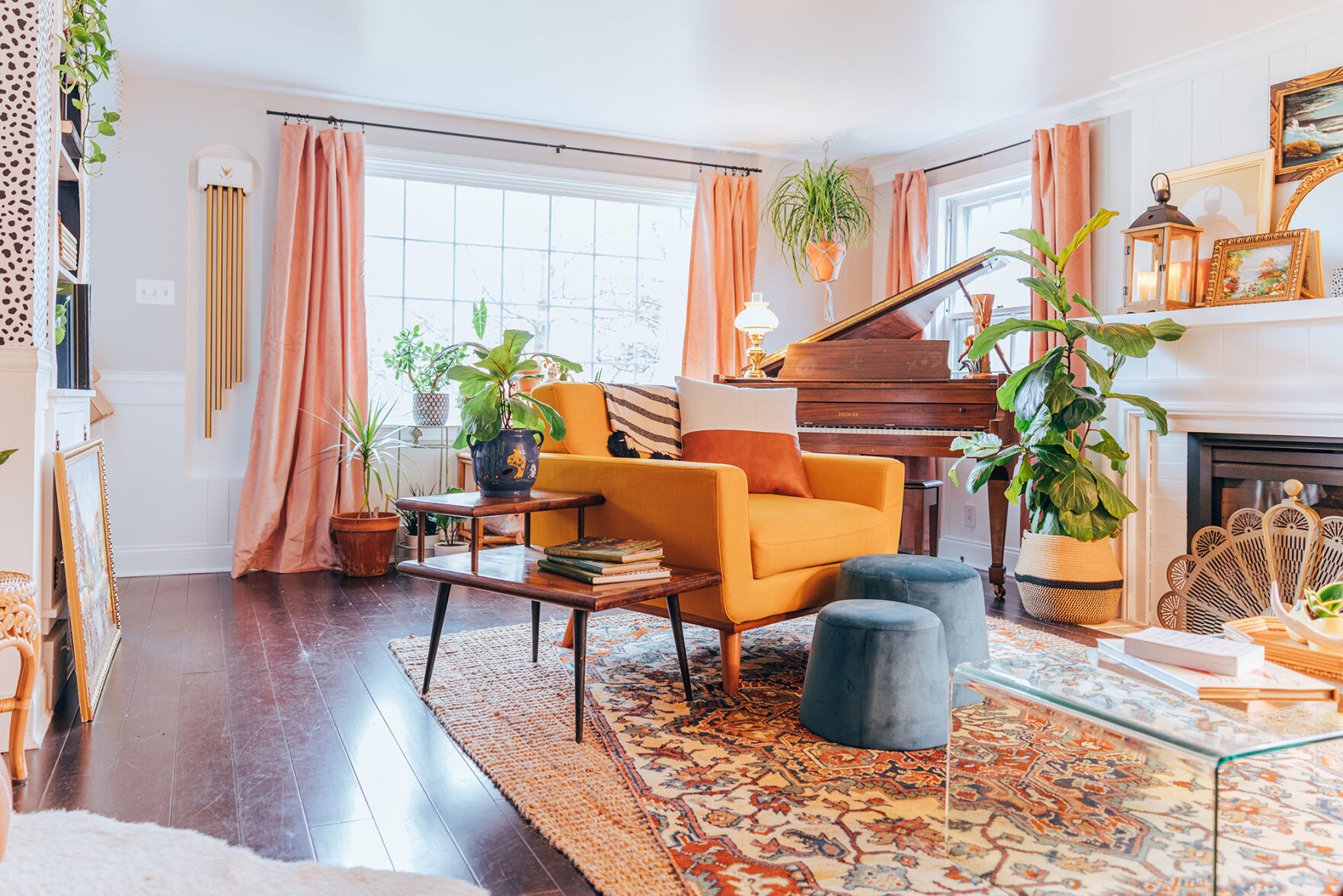 Vintage keepsakes meet a fresh floorplan